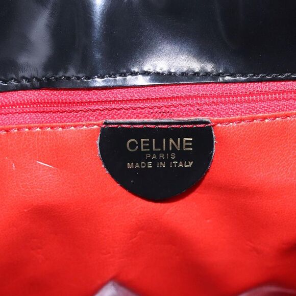 Céline Seau Black Patent Leather Shoulder Bag (Pre-Owned) - Picture 13 of 16